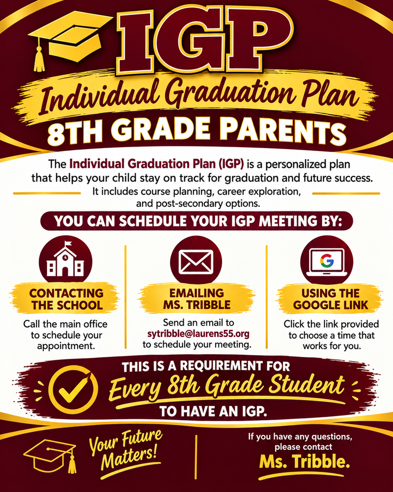 8th Grade IGP Information