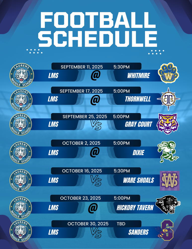 Football schedule picture