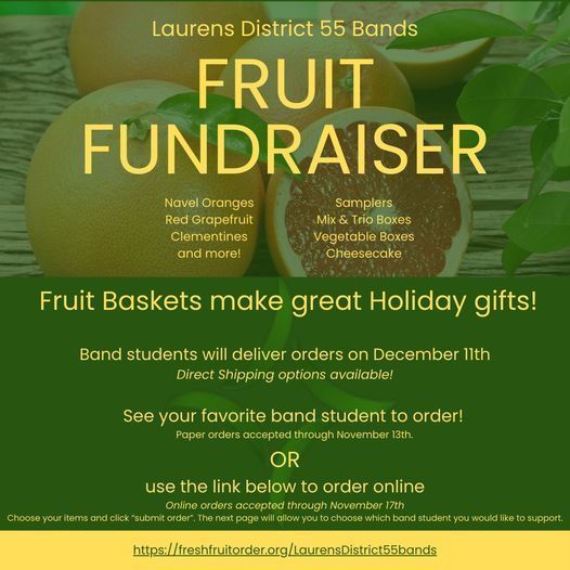 Band Fruit Sale Sanders Middle School