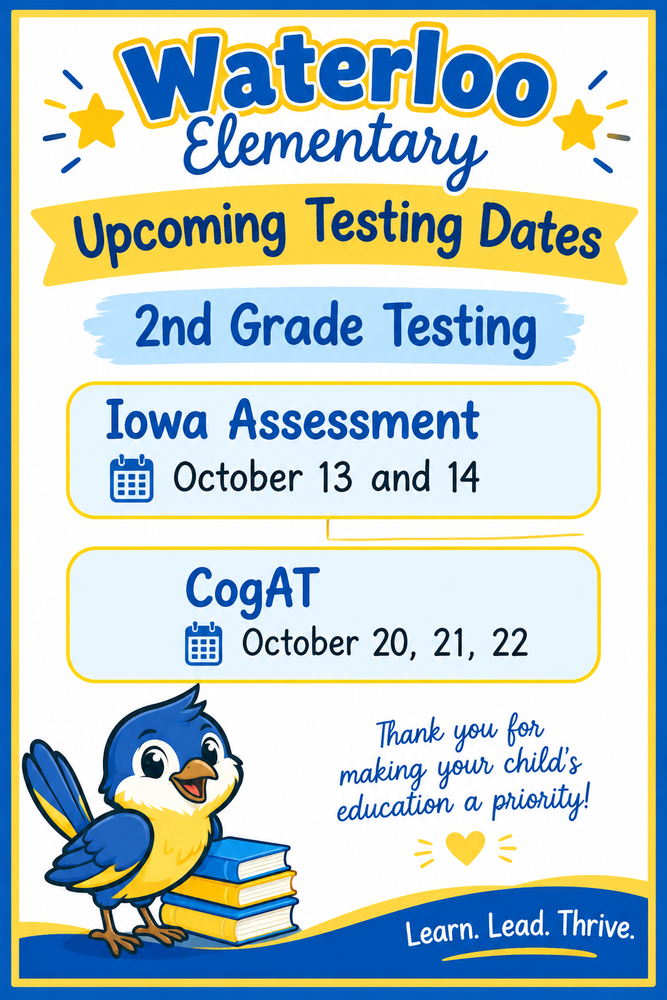 Upcoming Test Dates