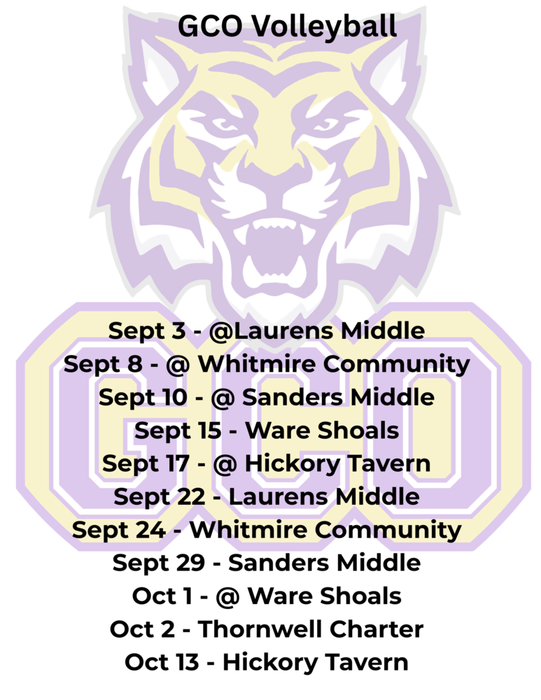 2025 Volleyball Schedule