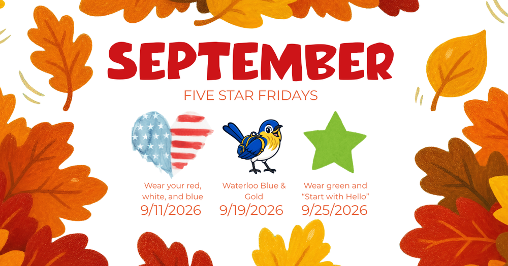 Five Star Fridays Sept. 2026