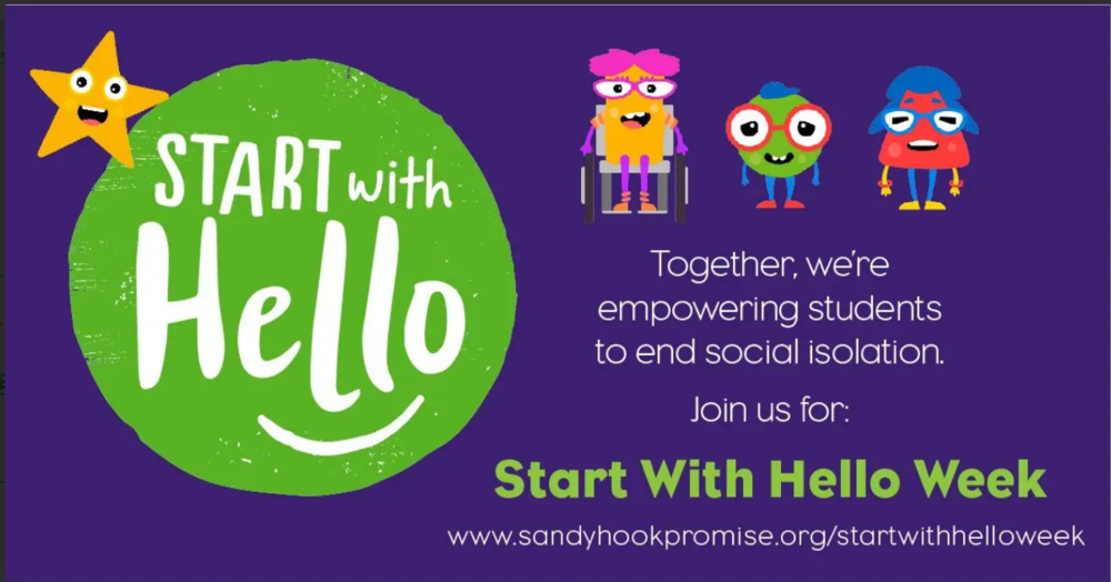 Start with hello week. End Social Isolation