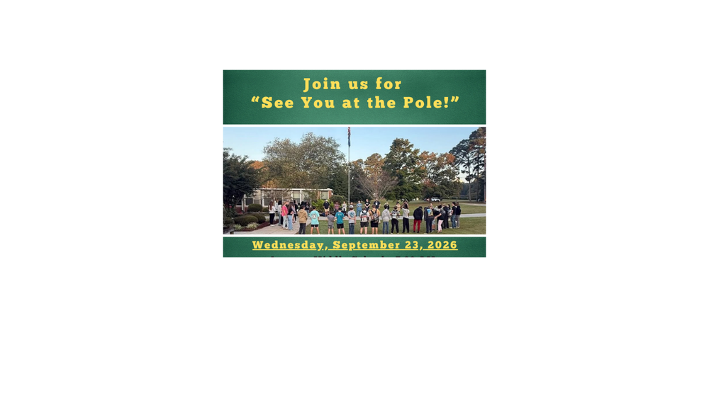 See You at the Pole Graphic