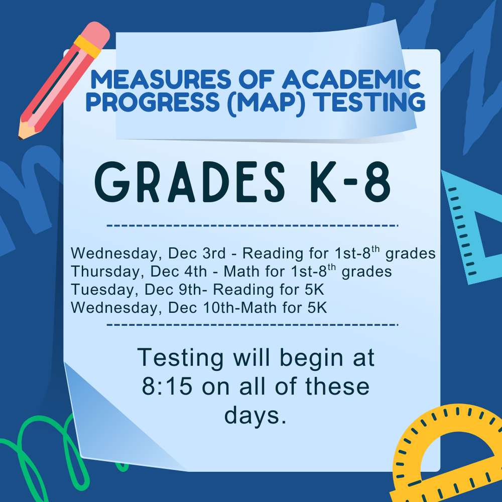 Winter MAP Testing Dates