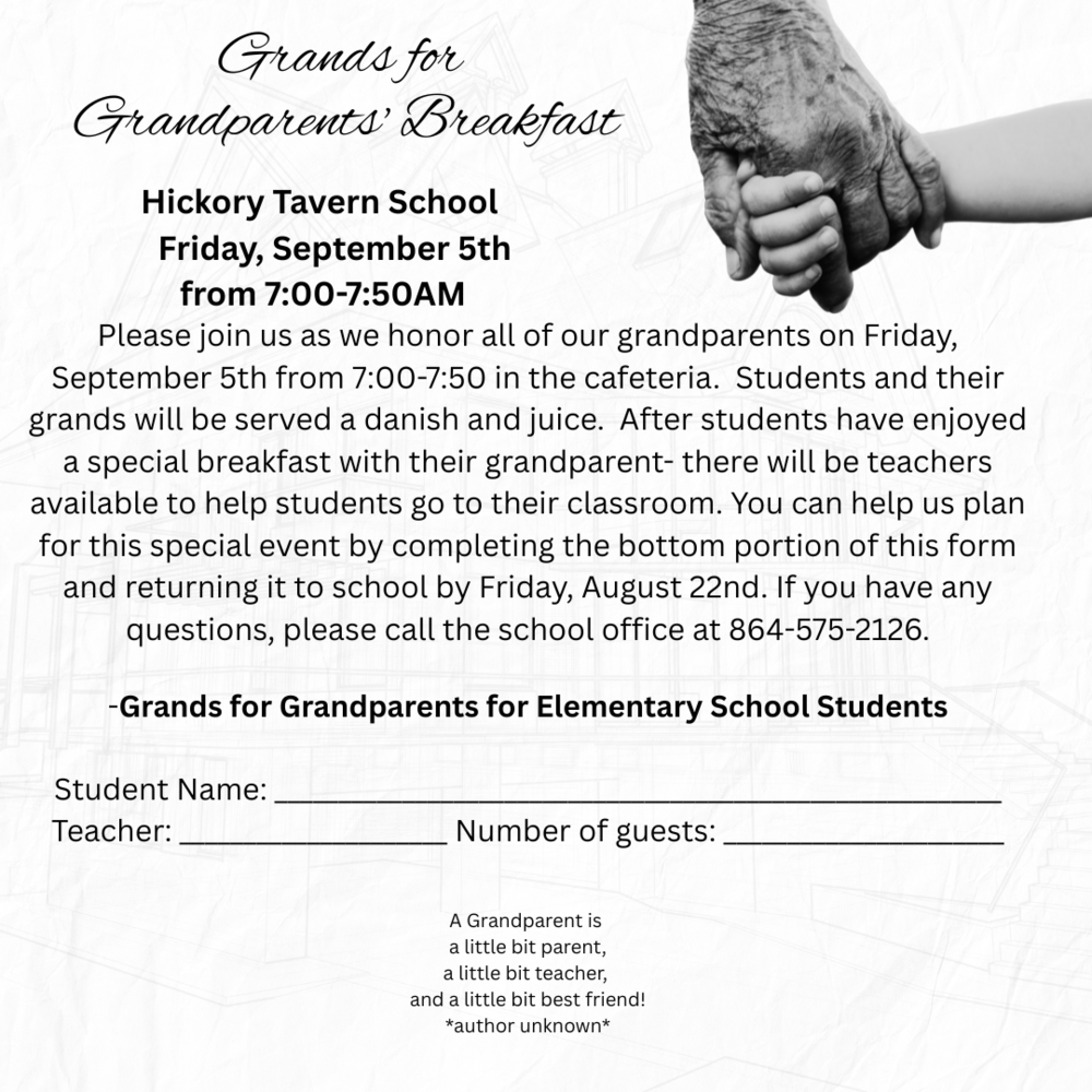 2025 Grandparent Breakfast