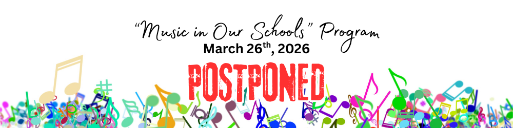 Music in our schools program postponed