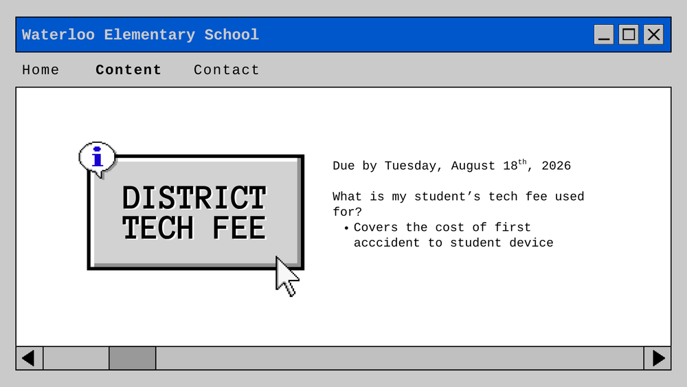 Technology Fees are due August 18th