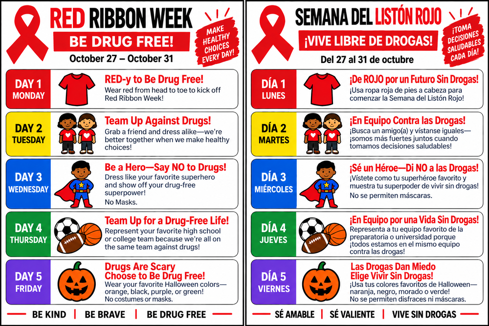 Red ibbon Week Graphic