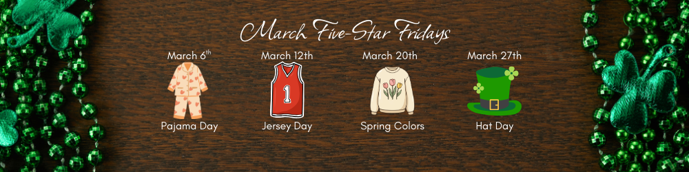 March Five Star Fridays