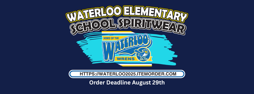 WES Spiritwear Fundraiser Order Dealine is August 29th