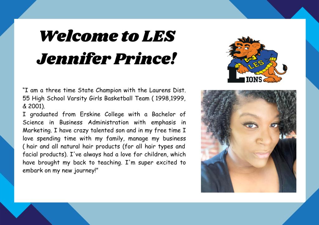 Welcome Jennifer Prince to LES!