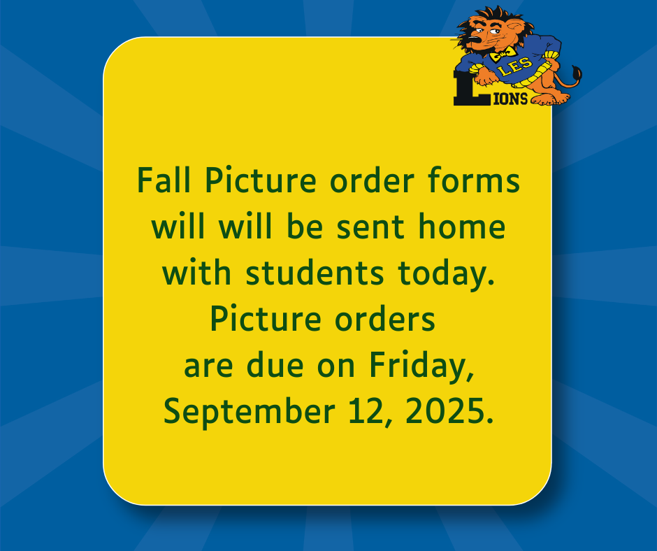 Fall picture orders are due Friday, September 12, 2025.