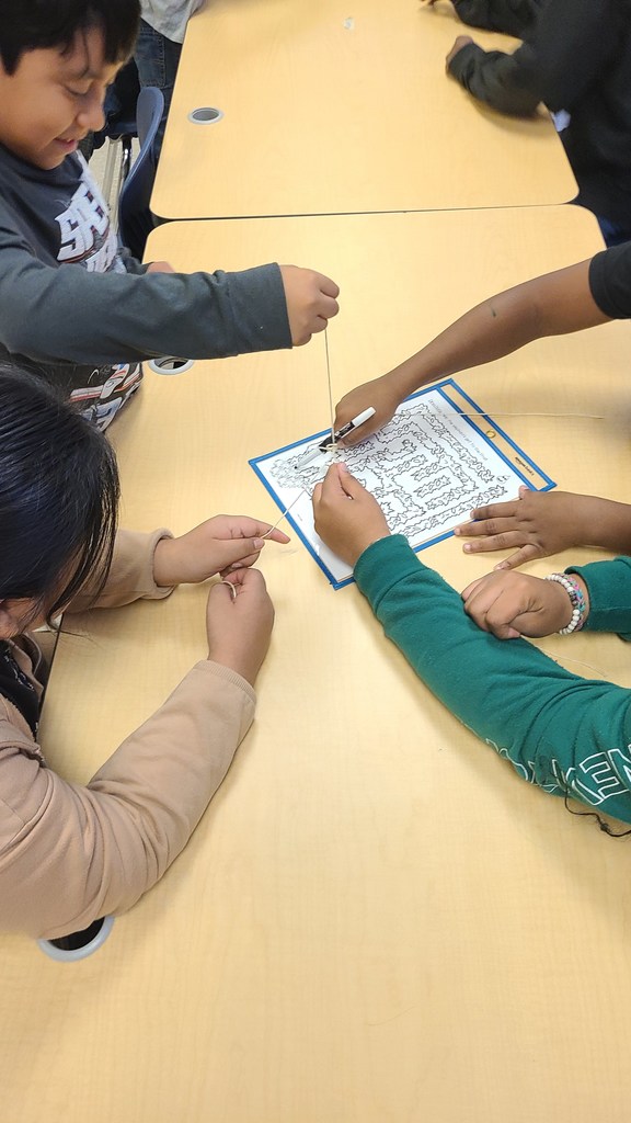 Students working together on a project
