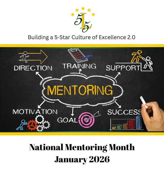 Building a 5 - Star Culture of Excellence 2.0. Direction Training Support Mentoring Motivation Goal Success