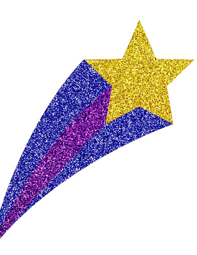 Colorful star graphic