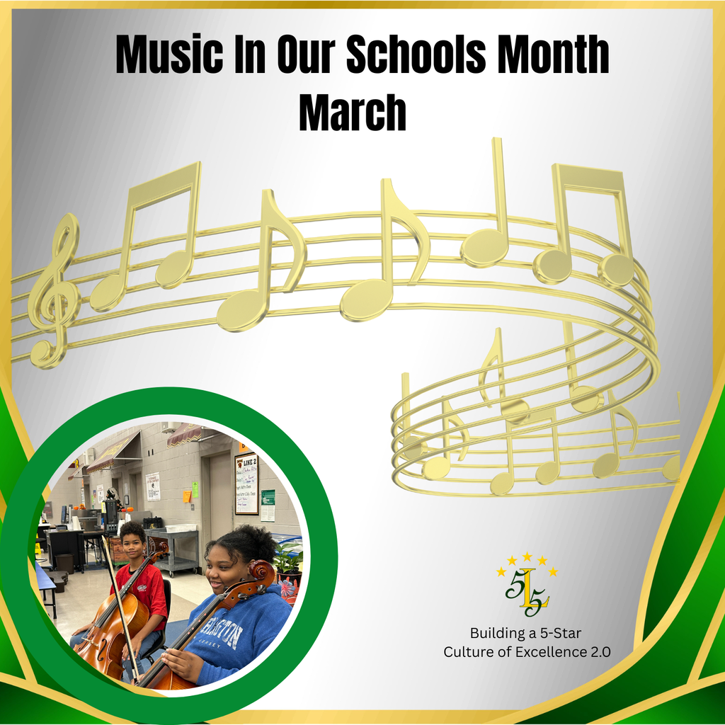 Building a 5-Star Culture of Excellence 2.0. Music in our Schoools Month March.