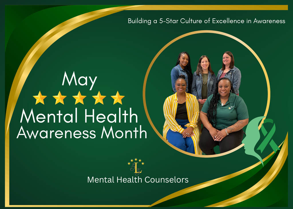 Building a 5-Star C ulture of Excellence in Awareness. May Mental Health Awareness Month May. Mental Health Counselors.