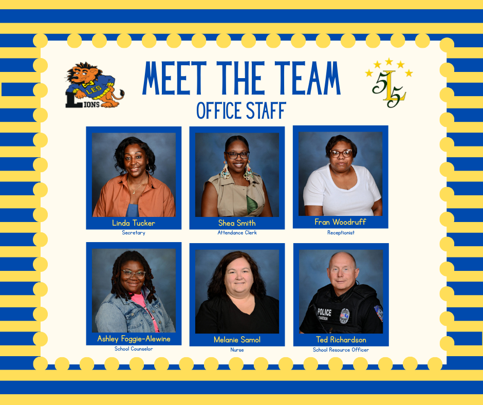 photo of Linda Tucker, Shae Smith, Fran Woodruff, Ashley Foggie, Melanie Samol, and Ted Richardson