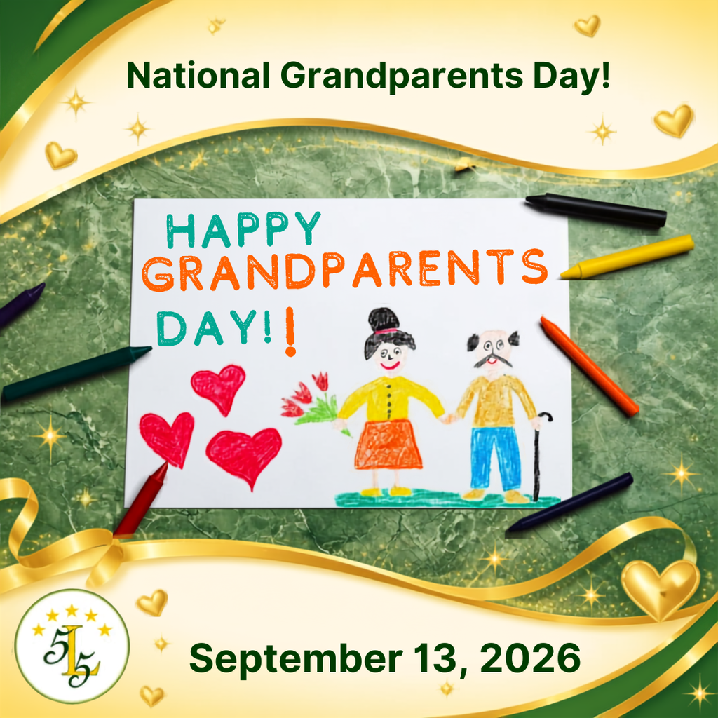 National Grandparents Day! Happy Grandparents Day! September 13, 2026