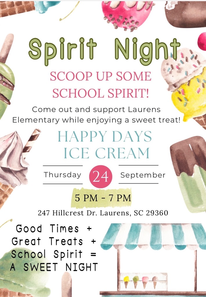 Spirit Night Graphic
