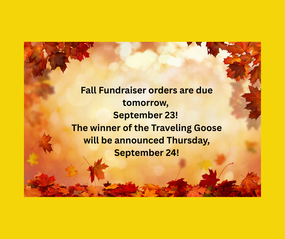 Fall Fundraiser Graphic