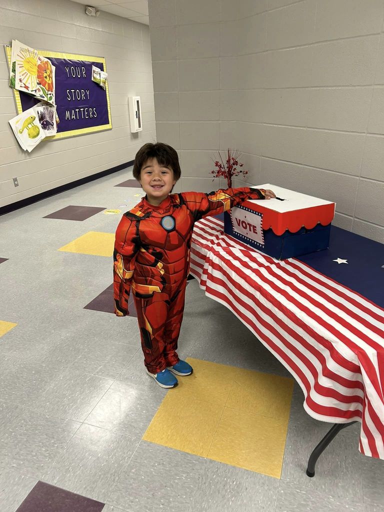 LES has been learning about the election process during library specialist time.