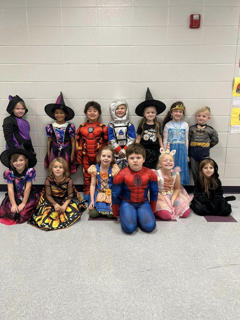 Mrs. Sotherland’s class followed steps to make some witches brew in their costumes today!