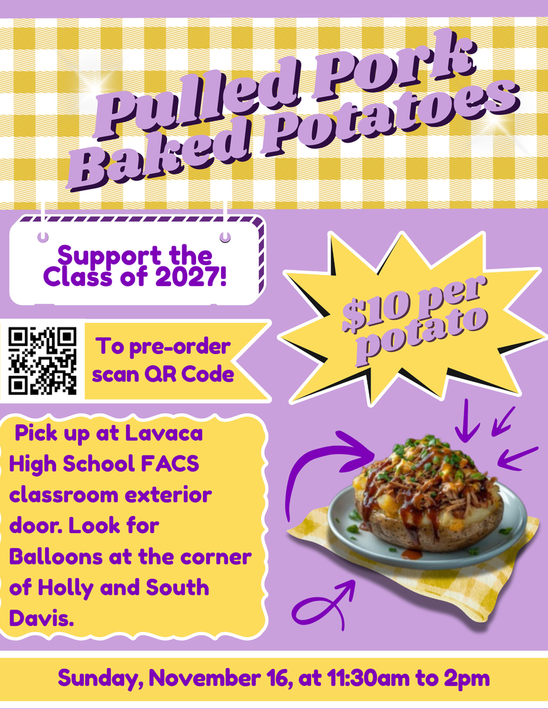 Pulled Pork Baked Potato Fundraiser