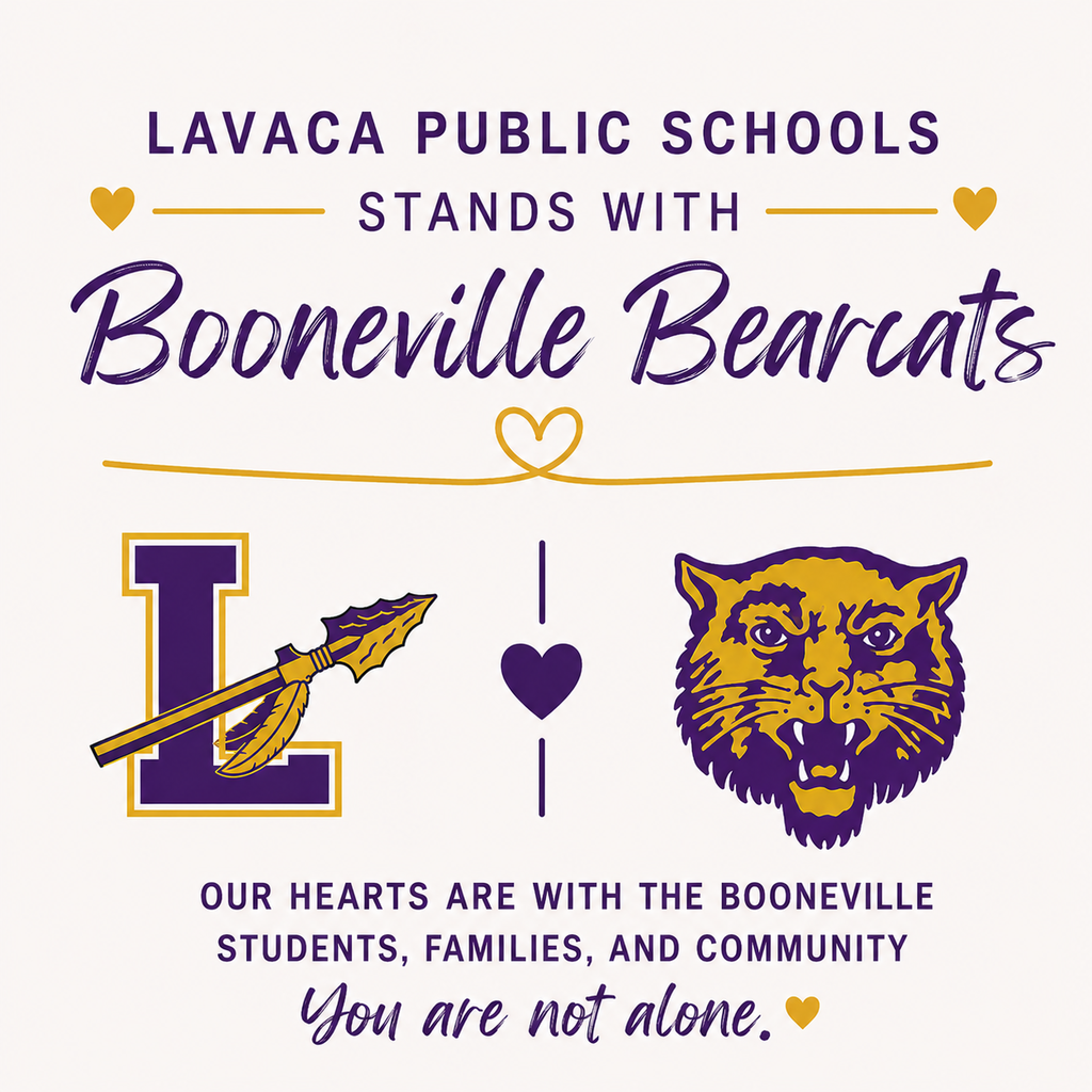 Our hearts are with the Booneville students, families, and community. 