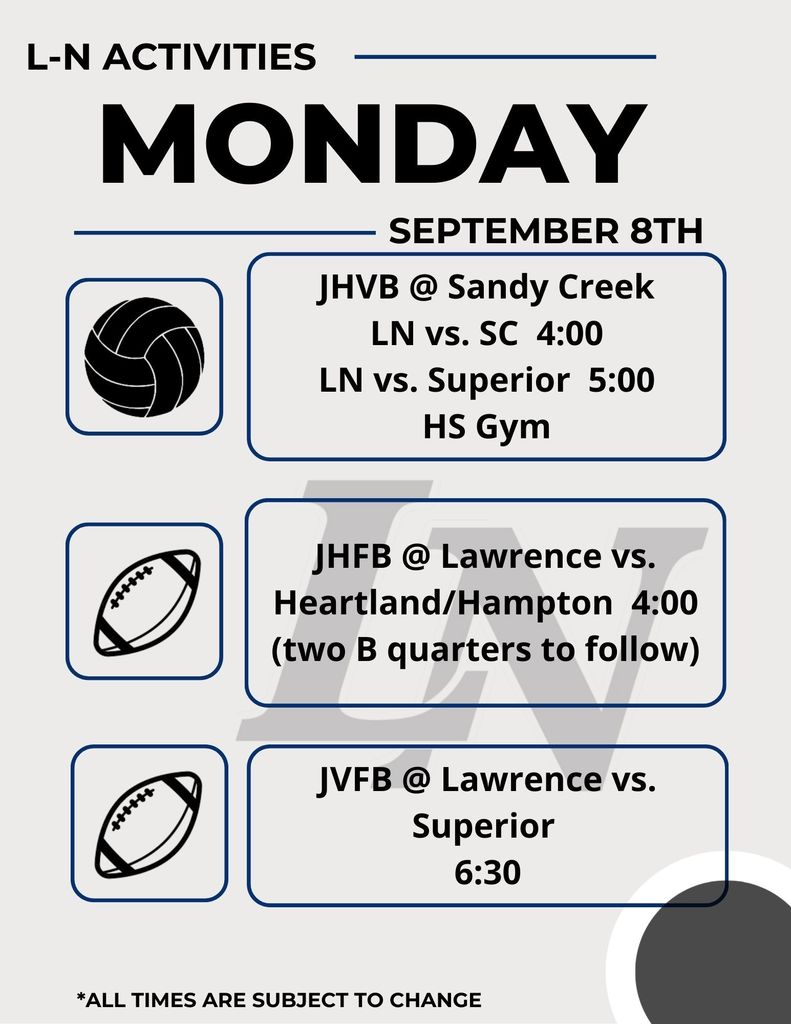 Monday September 8th