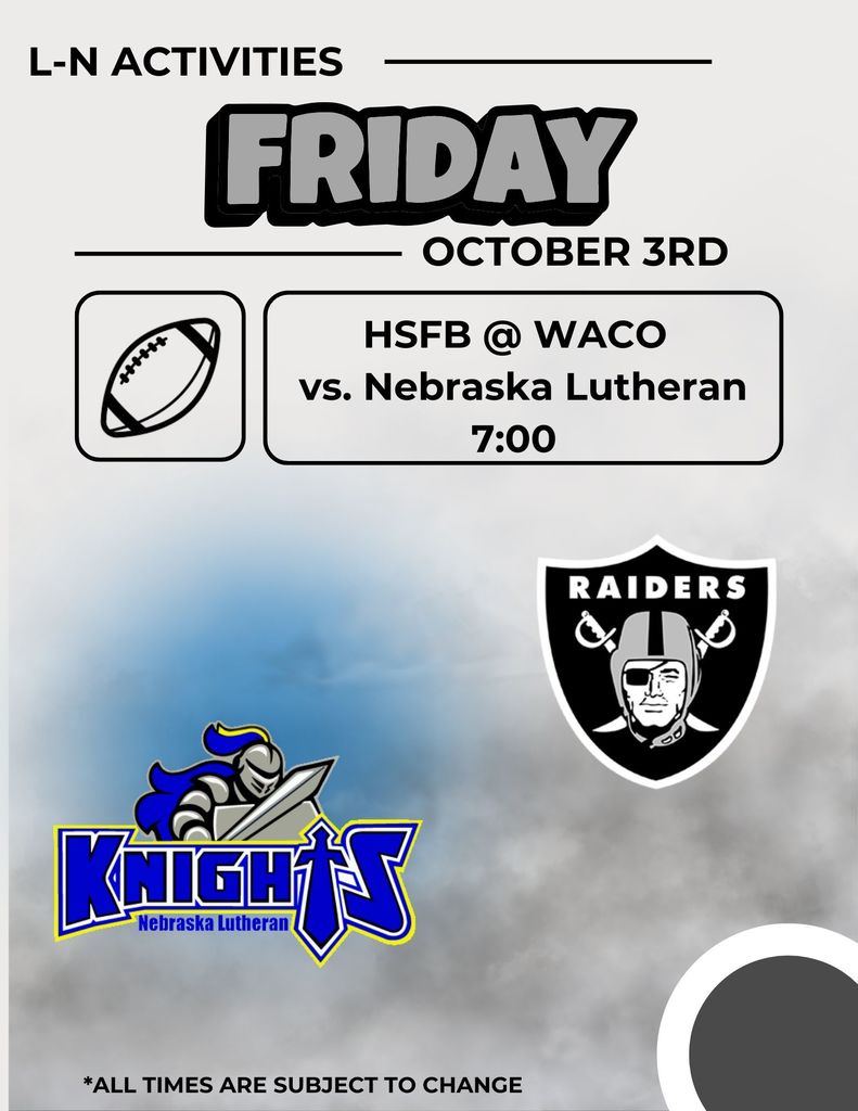 HSFB 10-3-25 FRIDAY