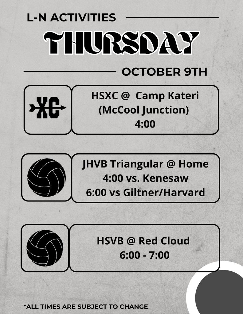 Thursday October 9th