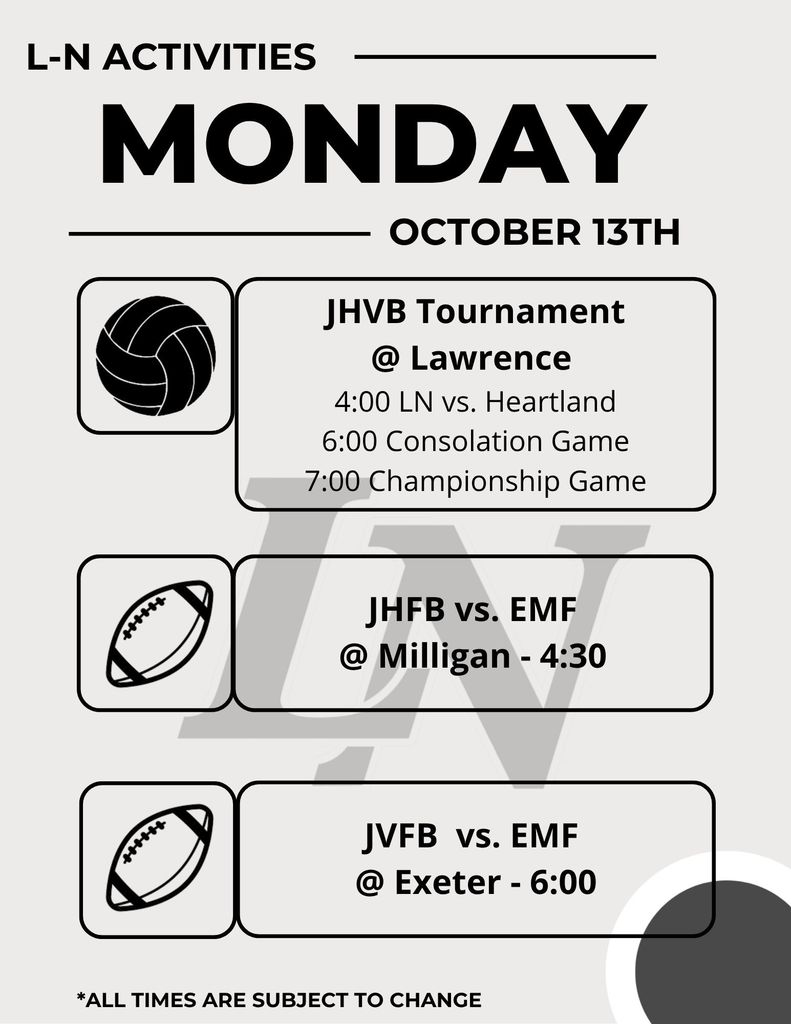 Monday, October 13th