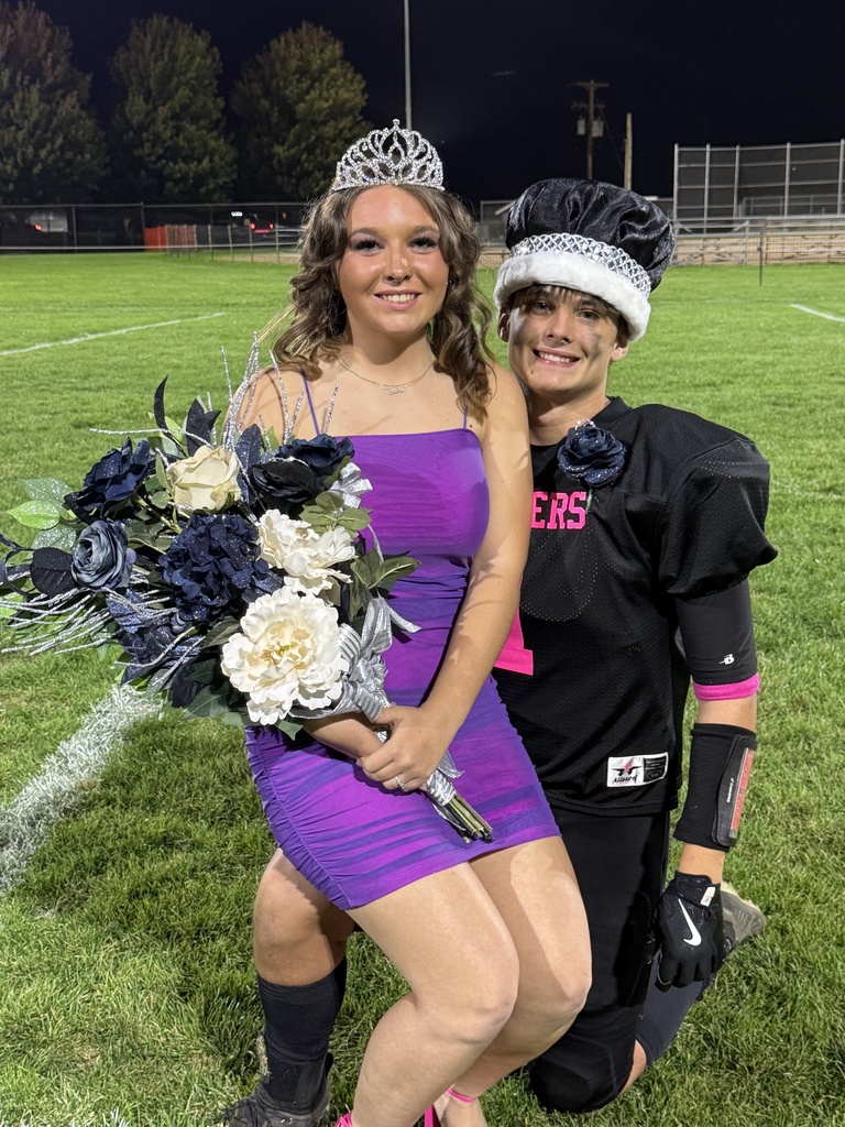 L/N homecoming king and queen Harley Beale and Caden Culbertson.
