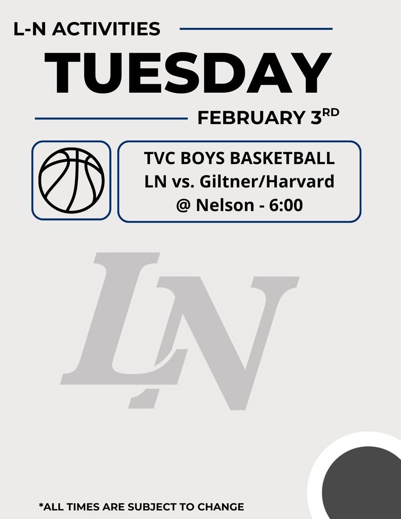 Tuesday, February 3rd