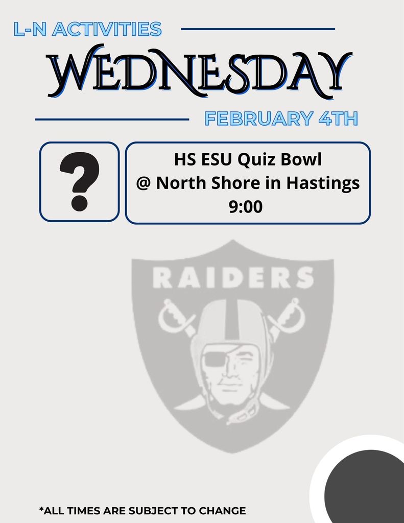 HS ESU Quiz Bowl @ North Shore in Hastings Time tbh