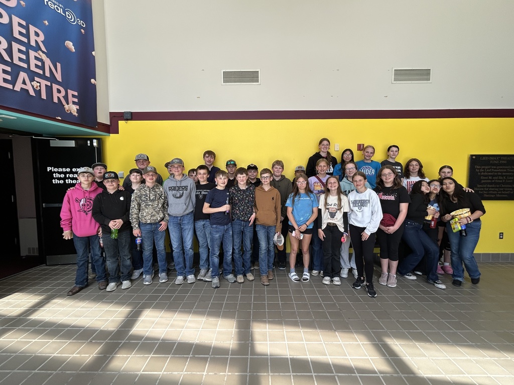 Middle School went to the Imax Theatre in Hastings 