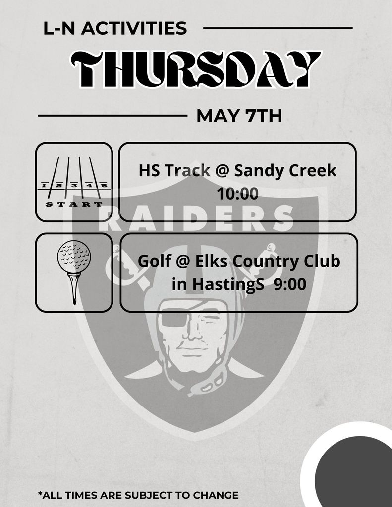 Thursday, May 7th