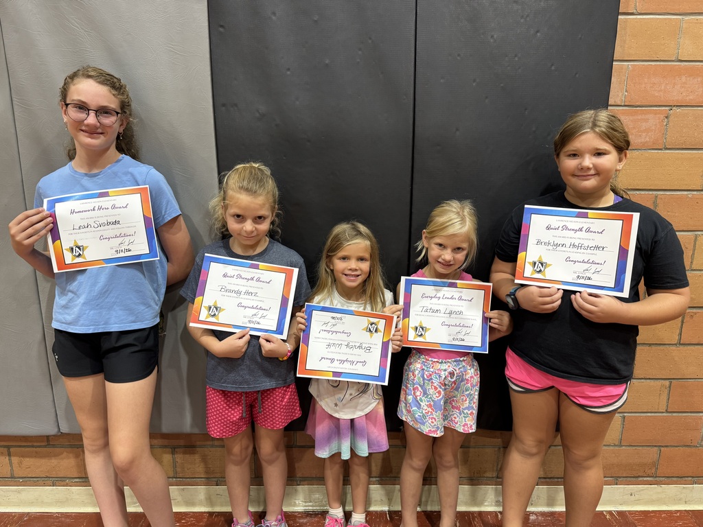 Elementary Character Award Winners