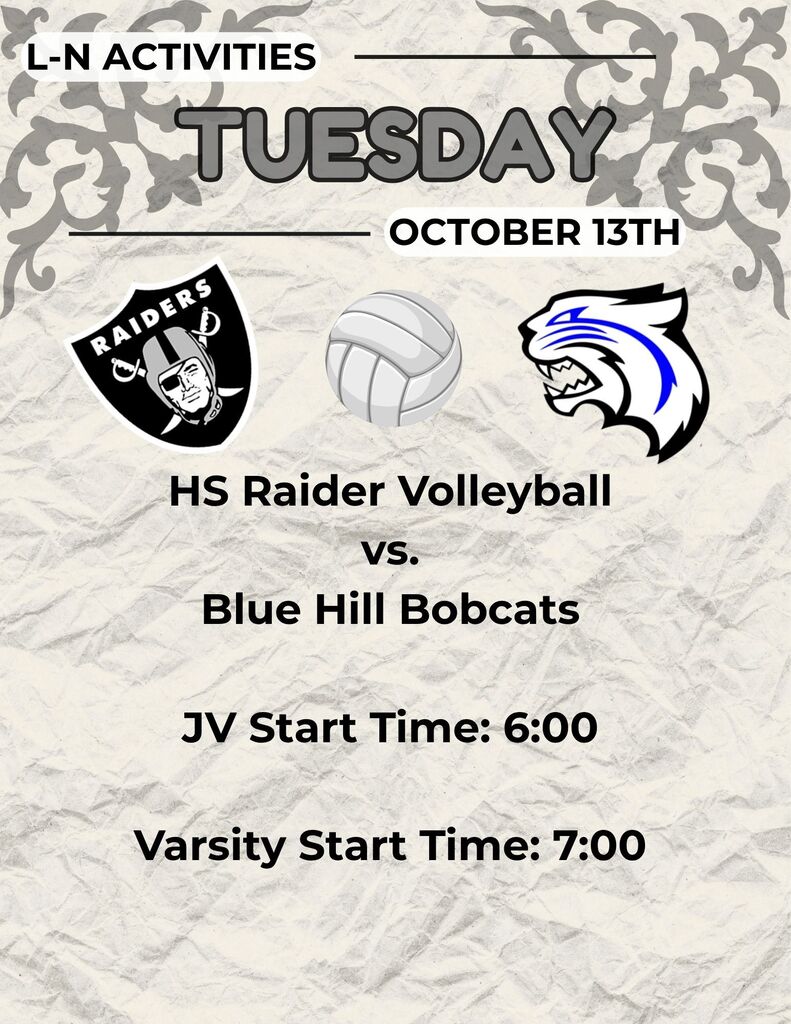 Tuesday, October 13th