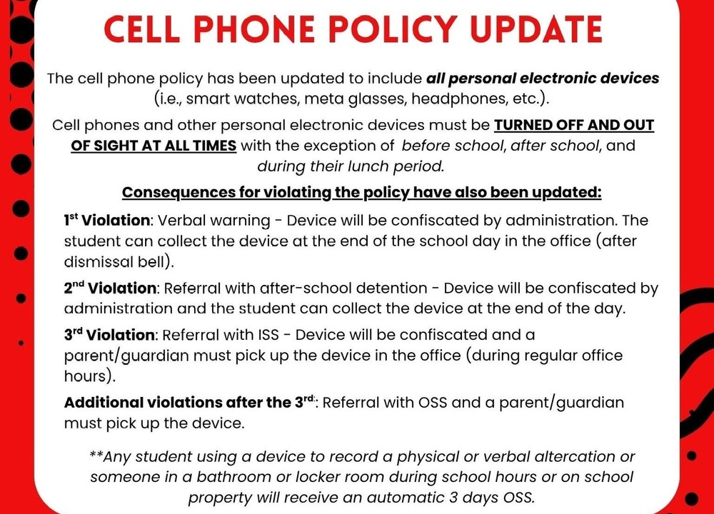 Cell Phone Policy
