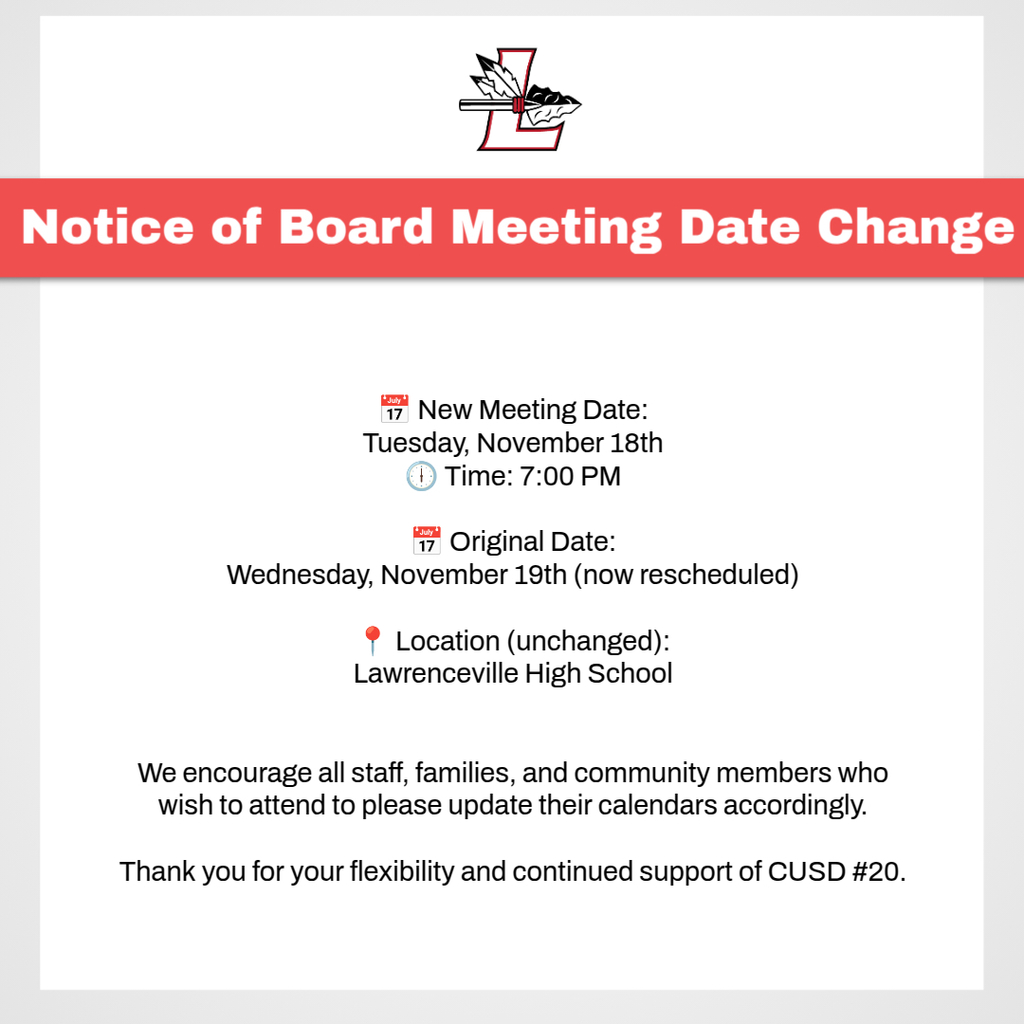 Notice of Board Meeting Date Change