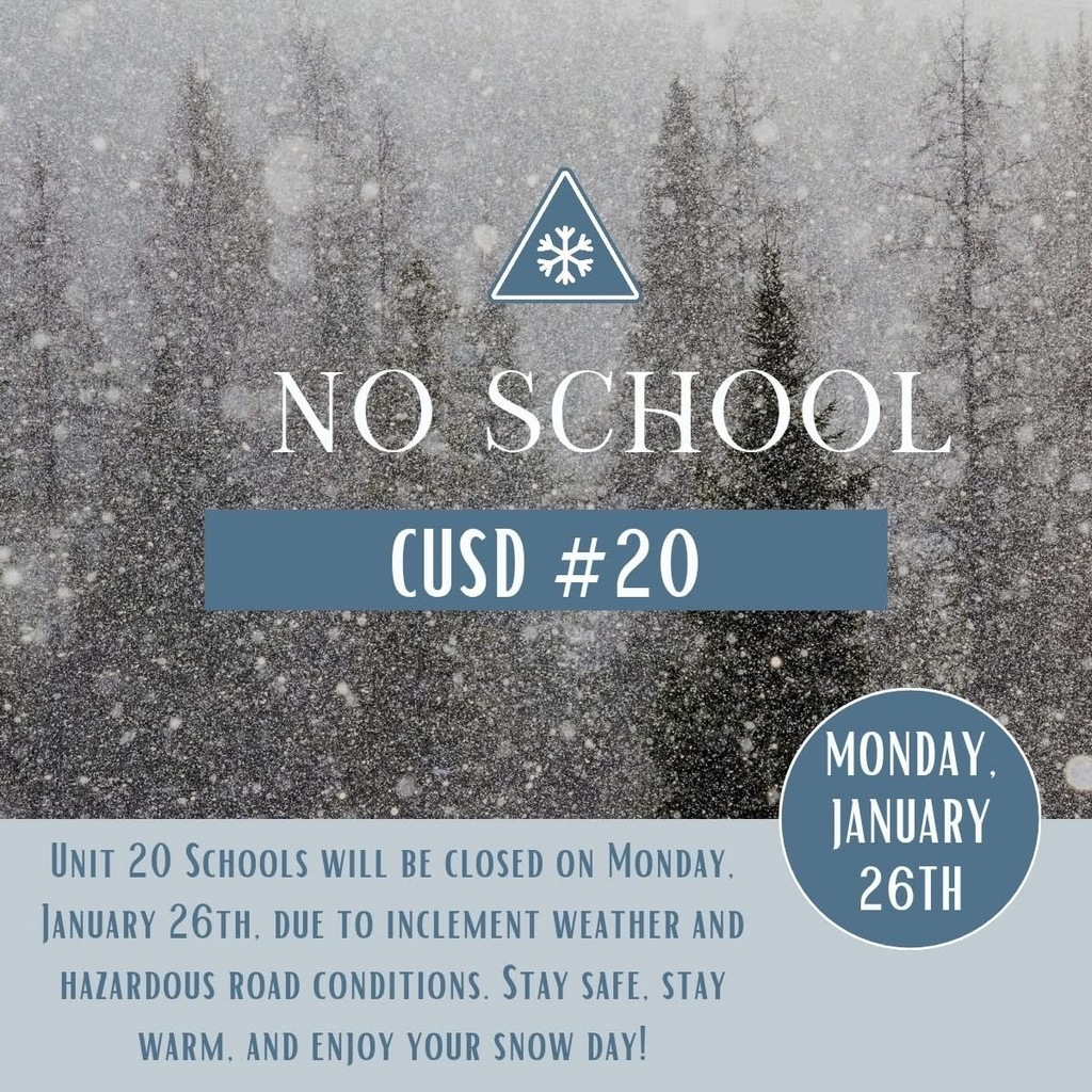 Snow day 1/26/26