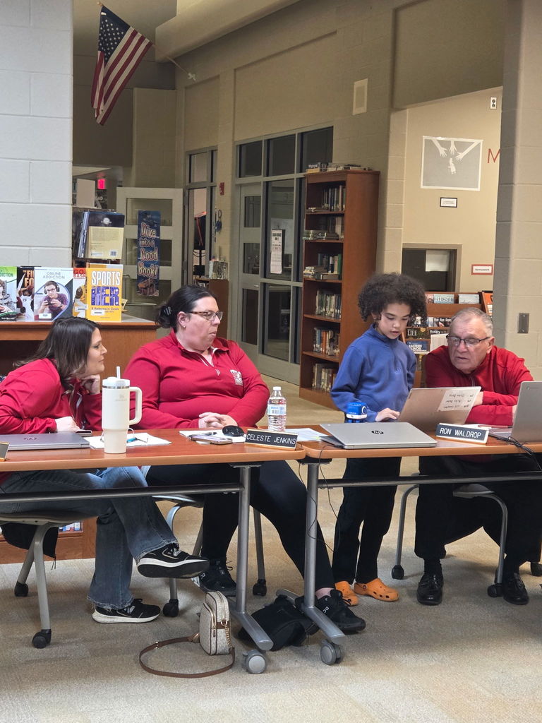 TAG students at the board meeting