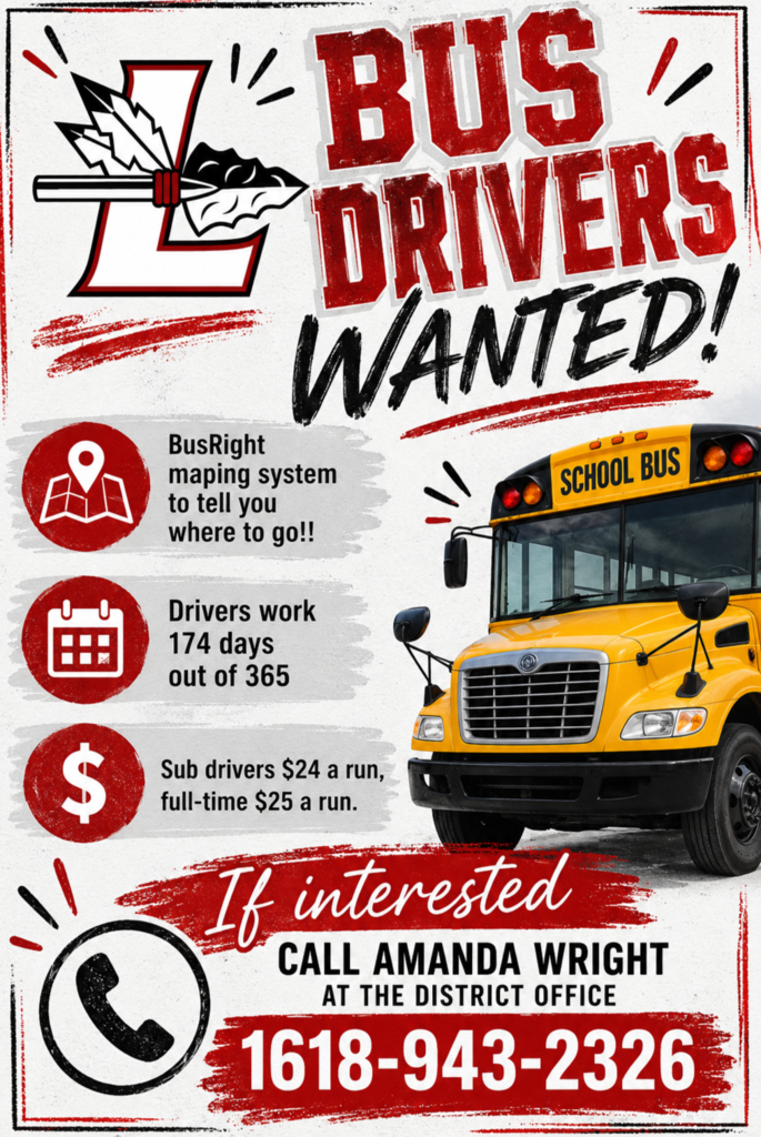 BUS DRIVERS WANTED