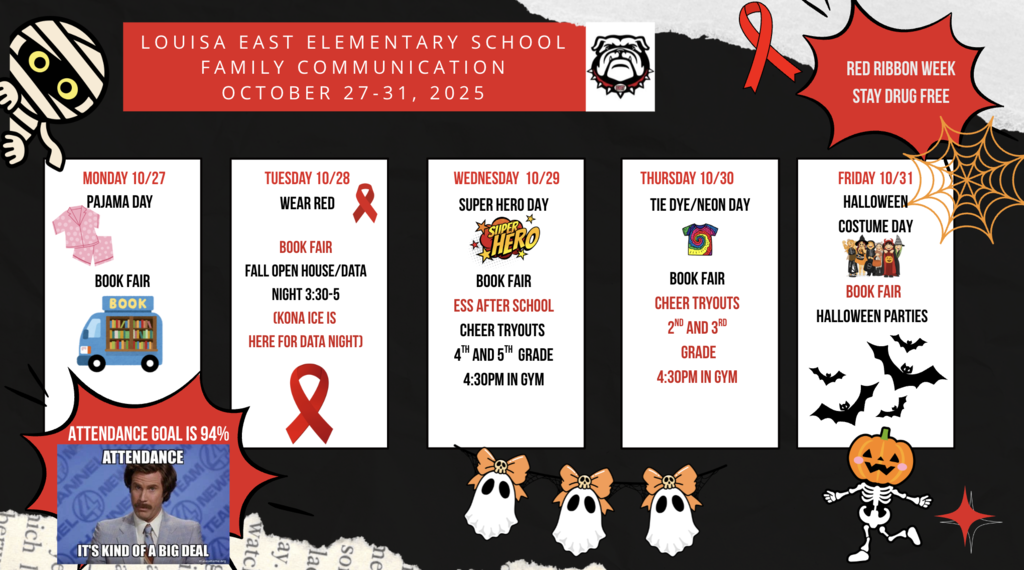 UPDATED Weekly Communication 10/27 to reflect change in cheer tryouts