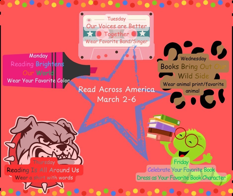 Blaine Read Across America Schedule