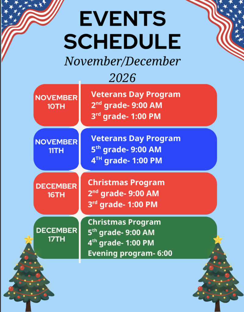 Nov/Dec events