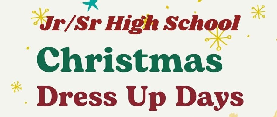JR/SR High School Christmas Dress Up Days